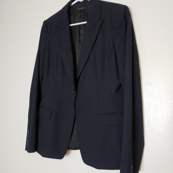 Elie Tahari Luxury Lorelei Thin Pinstripe Jacket Office Designer Womens Summer - Picture 8 of 16